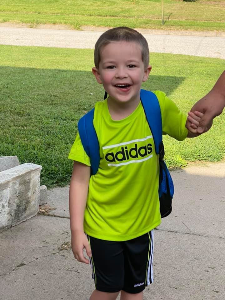 Ramsey’s first day of kindergarten